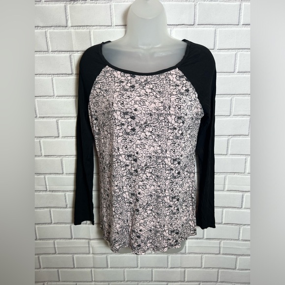 PIEGE women pajama top black and pink/size M - Picture 1 of 6